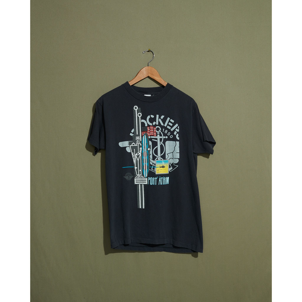 dockers Made in USA Port Atrim Printed Tee - M Black