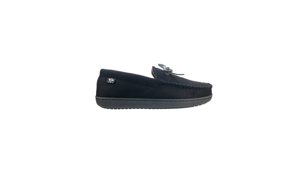 Dockers Microsuede Boater Moccasin Slippers Black