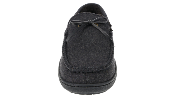 Dockers Microsuede Boater Moccasin Slippers Black