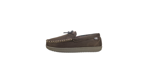 Dockers Microsuede Boater Moccasin Slippers Brown