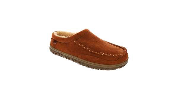 dockers Microsuede Clog Slippers Brown