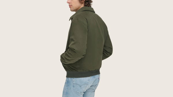 Dockers Microtwill Deck Bomber Relaxed Fit Green