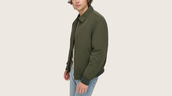 Dockers Microtwill Deck Bomber Relaxed Fit Green