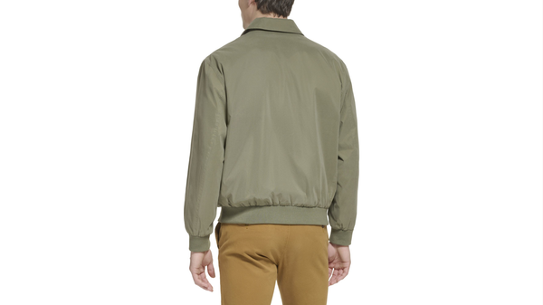 Dockers Microtwill Relaxed Bomber Jacket Green