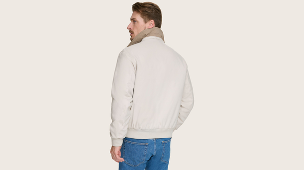 Dockers Microtwill Relaxed Bomber Jacket Khaki