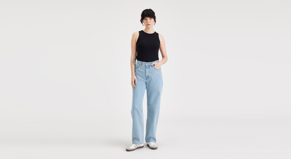 dockers Mid-Rise Jeans Relaxed Fit Blue