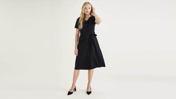 dockers Midi Dress Beautiful Black