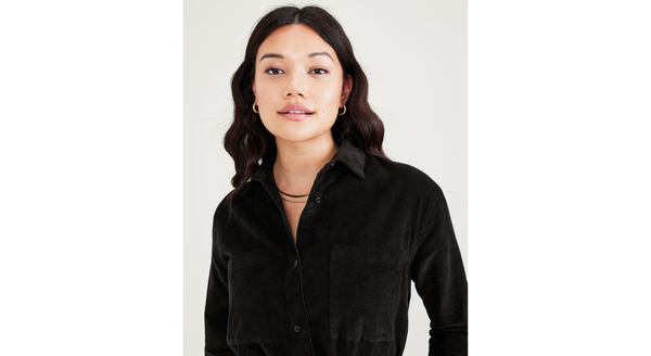 Dockers Midi Dress Relaxed Fit Black