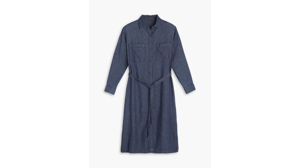 Dockers Midi Dress Relaxed Fit Blue