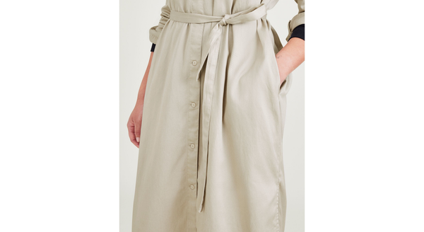 Dockers Midi Dress Relaxed Fit Sahara Khaki