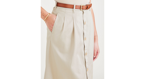 Dockers Midi Skirt Sahara Khaki