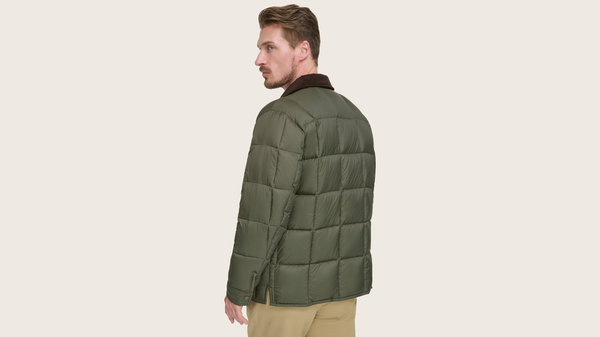 Dockers Midweight Box Quilted Jacket Forest Green