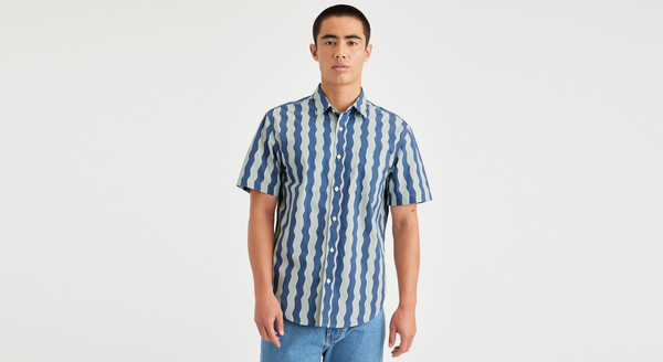 dockers Original Button Up Regular Fit Blue