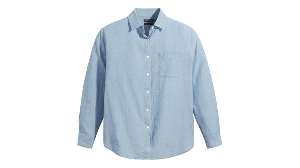 Dockers Original Button-Up Shirt Relaxed Fit Blue