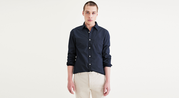 dockers Original Button Up Slim Fit Blue