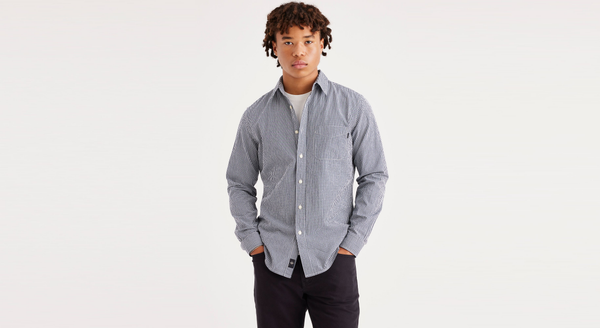 dockers Original Button Up Slim Fit Blue