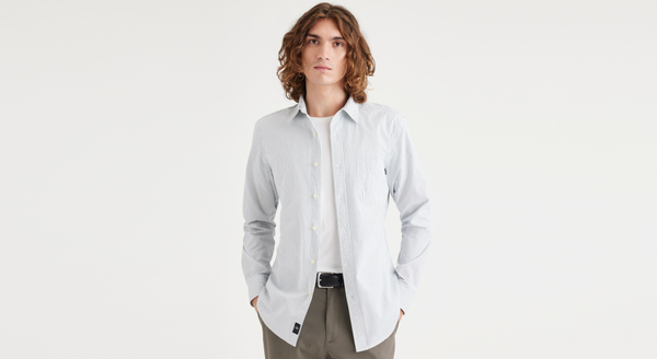 dockers Original Button Up Slim Fit Blue