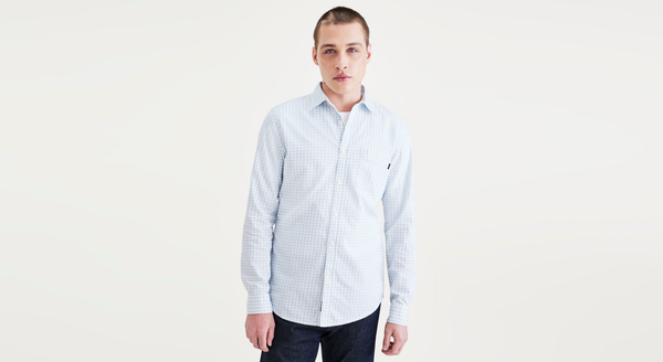 dockers Original Button Up Slim Fit Blue
