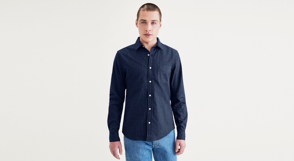 dockers Original Button Up Slim Fit Blue