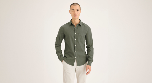 dockers Original Button Up Slim Fit Green