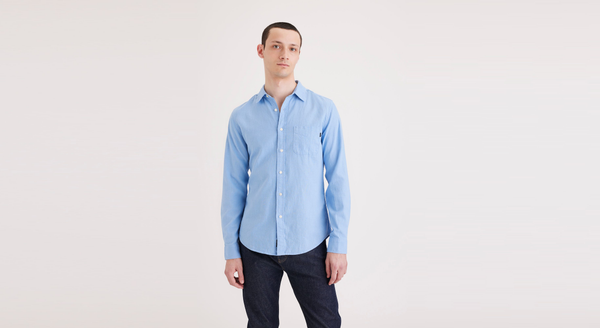 dockers Original Button Up Slim Fit Placid Blue