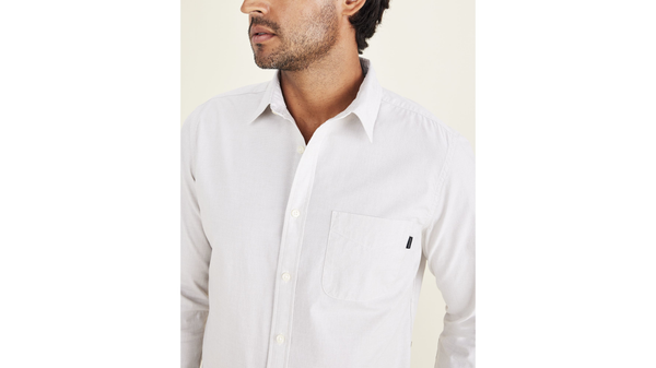 Dockers Original Button Up Slim Fit Silver