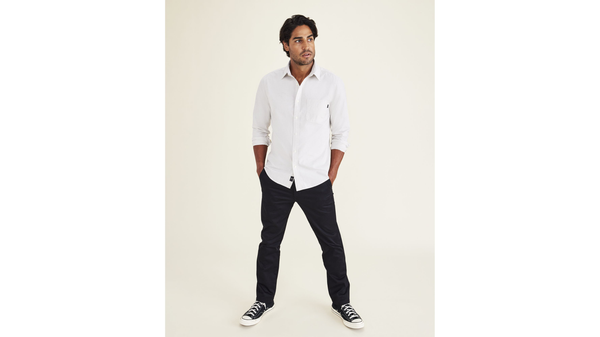 dockers Original Button Up Slim Fit Silver