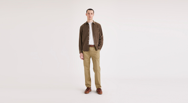 Dockers Original Chinos Relaxed Tapered Fit Khaki