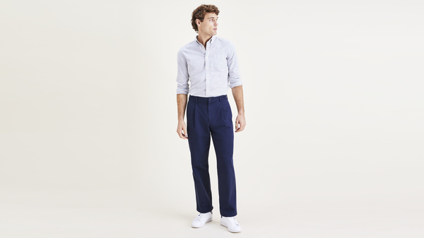 dockers Original Khakis Relaxed Fit Blue