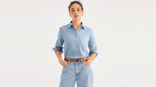 dockers Original Shirt Regular Fit Blue