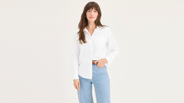dockers Original Shirt Regular Fit Lucent White