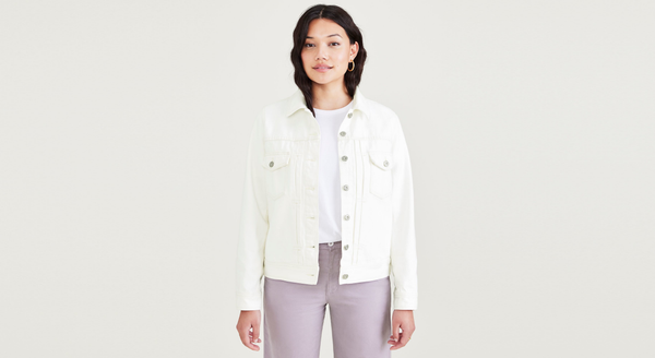 dockers Original Trucker Jacket Regular Fit White