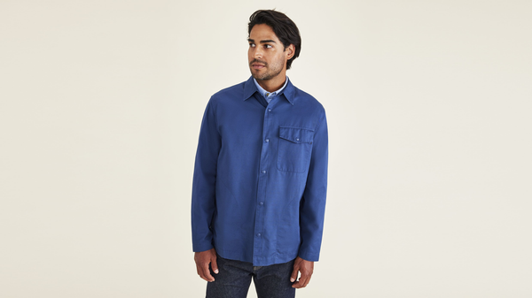 dockers Overshirt Relaxed Fit Ocean Blue