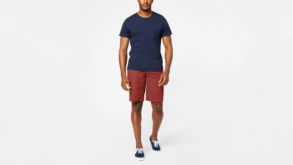 dockers Perfect 10.5" Shorts Bank Red