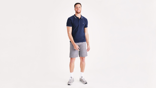 dockers Perfect 10.5" Shorts (Big and Tall) Blue