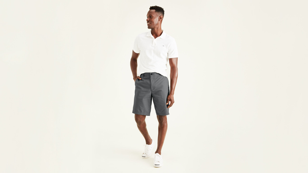 dockers Perfect 10.5" Shorts Grey
