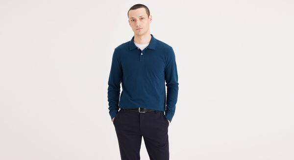 dockers Polo Slim Fit Posiedon Blue