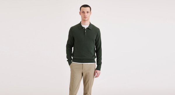 dockers Polo Sweater Regular Fit Green