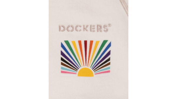 Dockers Pride Crew Sweatshirt White