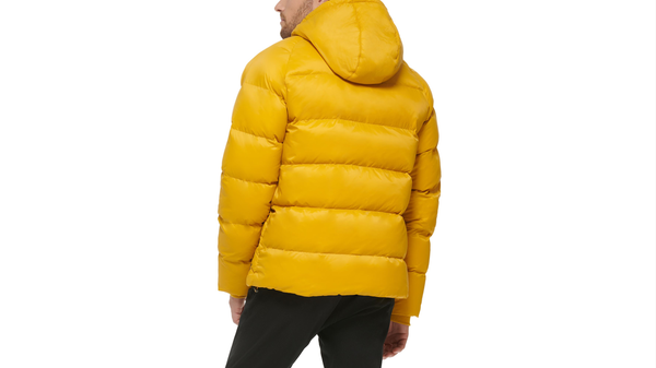 Dockers Quilted Arctic Hooded Parka Yellow