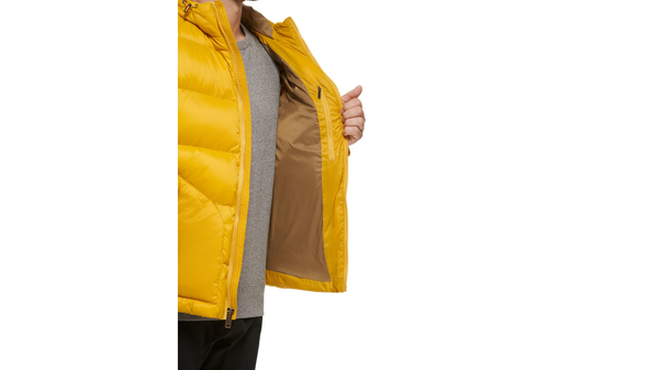 Dockers Quilted Arctic Hooded Parka Yellow