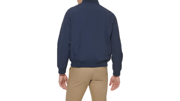 Dockers Recycled Sail Nylon Bomber Jacket Blue