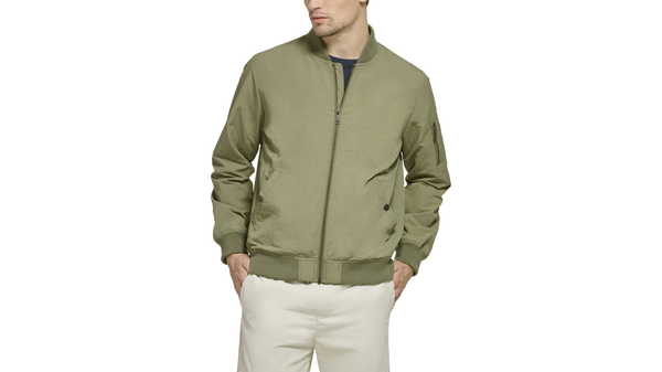 dockers Recycled Sail Nylon Bomber Jacket Green