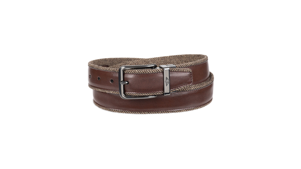 Dockers Reversible Fabric Belt 35 MM Brown