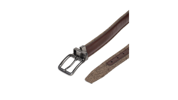 Dockers Reversible Fabric Belt 35 MM Brown
