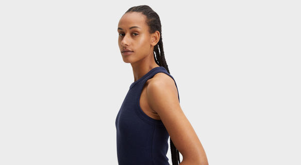 Dockers Rib Tank With Lofi Knit Slim Fit Blue