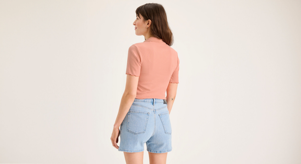 Dockers Ribbed Polo Slim Fit Tawny Orange