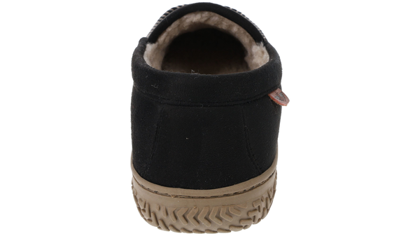 Dockers Rugged Microsuede Moccasin Slippers Black