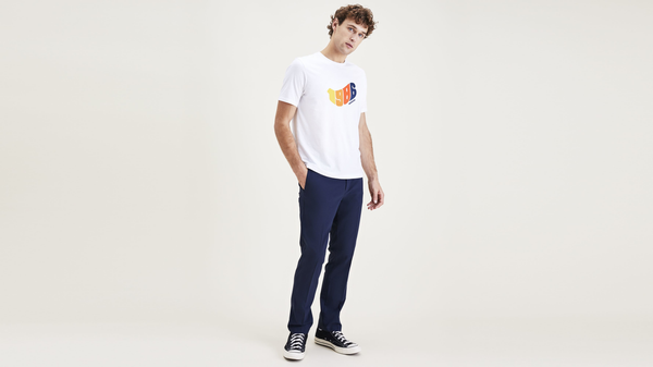 dockers Signature Go Khakis Slim Fit Blue