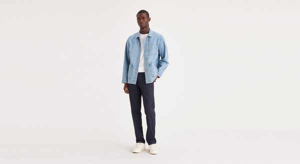 dockers Signature Khakis Athletic Fit Blue